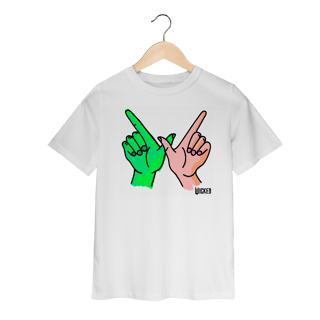 Nome do produtoCamiseta Infantil - Wicked W Hands