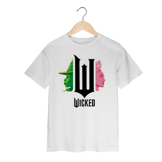 Nome do produtoCamiseta Infantil - Wicked Movie (Pink And Green)