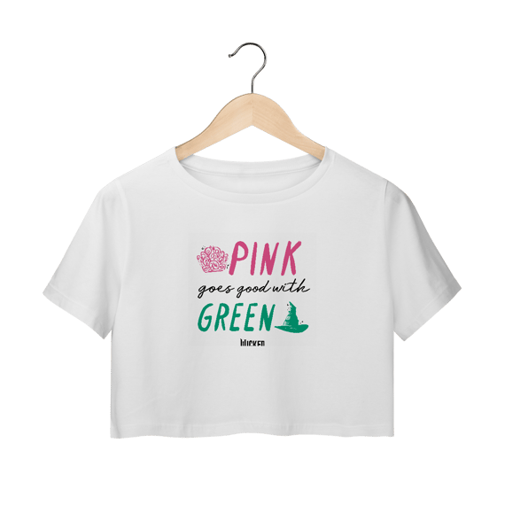 Cropped - Pink Goes Good With Green