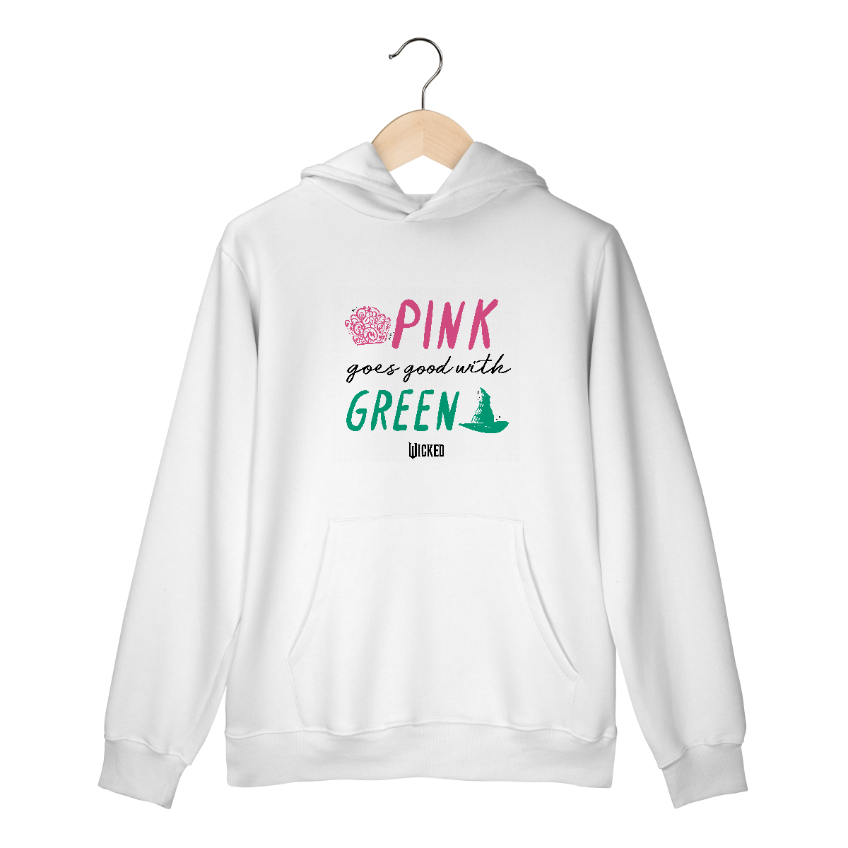 Nome do produto: Moletom Canguru - Pink Goes Good With Green