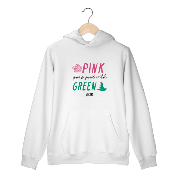 Moletom Canguru - Pink Goes Good With Green