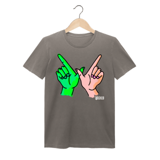 Nome do produtoCamiseta Feminina Estonada - Wicked W Hands