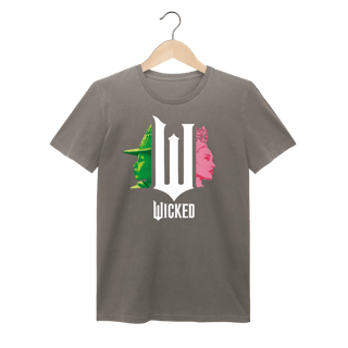 Camiseta Feminina Estonada - Wicked Movie (Pink And Green)