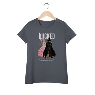 Nome do produtoCamiseta Feminina (Algodão Peruano) - Wicked: Pink And Green Forever