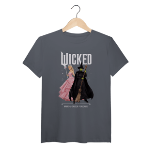 Nome do produtoCamiseta (Algodão Peruano) - Wicked: Pink And Green Forever