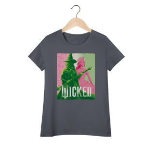 Nome do produtoCamiseta feminina (Algodão Peruano) - Elphaba & Glinda