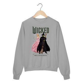 Nome do produtoMoletom Fechado - Wicked: Pink And Green Forever
