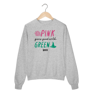 Nome do produtoMoletom Fechado - Pink Goes Good With Green