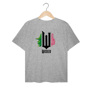 Nome do produtoCamiseta Plus Size - Wicked Movie (Pink And Green)