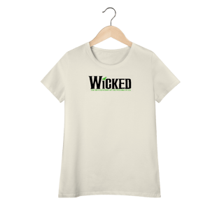 Nome do produtoCamiseta Feminina (Algodão Peruano) - Wicked The Musical