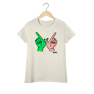 Nome do produtoCamiseta Feminina (Algodão Peruano) - Wicked W Hands
