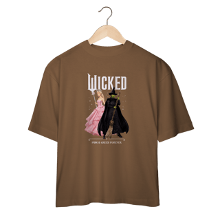 Nome do produtoCamiseta Oversized - Wicked: Pink And Green Forever