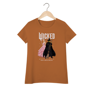 Nome do produtoCamiseta Feminina (Algodão Peruano) - Wicked: Pink And Green Forever