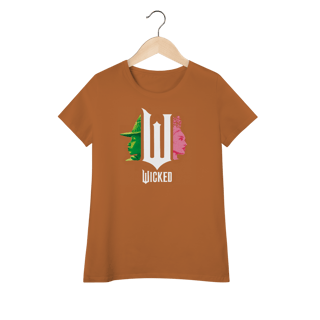 Nome do produtoCamiseta Feminina (Algodão Peruano) - Wicked Movie (Pink And Green)