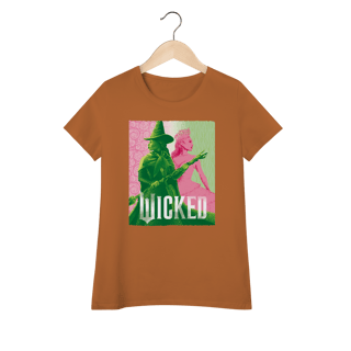 Nome do produtoCamiseta feminina (Algodão Peruano) - Elphaba & Glinda