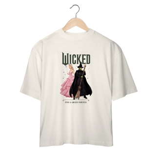 Nome do produtoCamiseta Oversized - Wicked: Pink And Green Forever