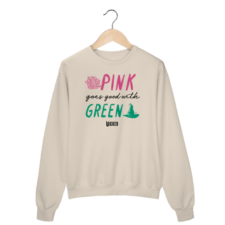 Nome do produtoMoletom Fechado - Pink Goes Good With Green