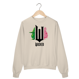 Nome do produtoMoletom Fechado - Wicked Movie (Pink And Green)