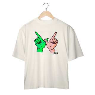 Camiseta Oversized - Wicked W Hands