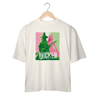 Camiseta Oversized - Elphaba & Glinda