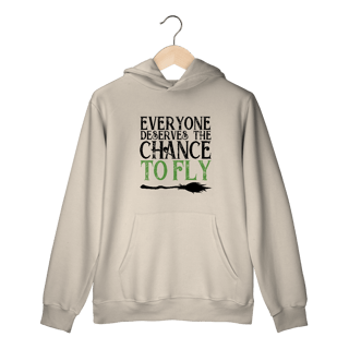 Nome do produtoMoletom Canguru - Everyone Deserves The Chance To Fly