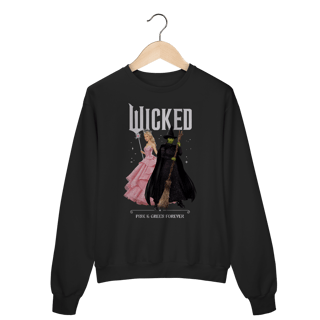 Nome do produtoMoletom Fechado - Wicked: Pink And Green Forever