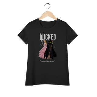 Nome do produtoCamiseta Feminina (Algodão Peruano) - Wicked: Pink And Green Forever