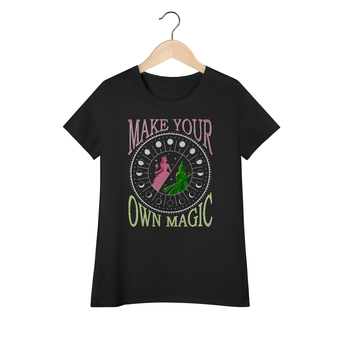 Nome do produto: Camiseta Feminina (Algodão Peruano) - Make Your Own Magic