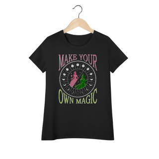 Camiseta Feminina (Algodão Peruano) - Make Your Own Magic