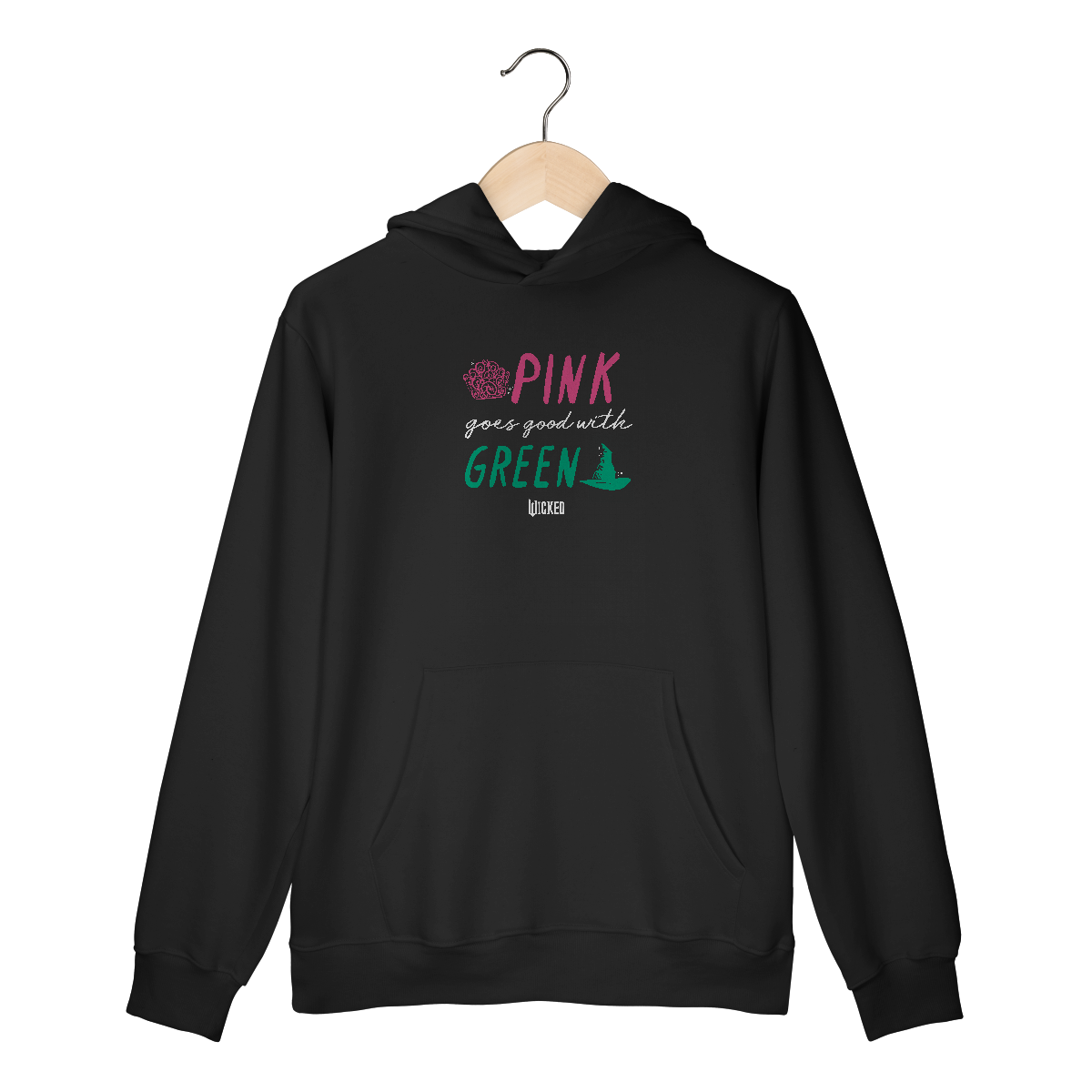 Nome do produto: Moletom Canguru - Pink Goes Good With Green