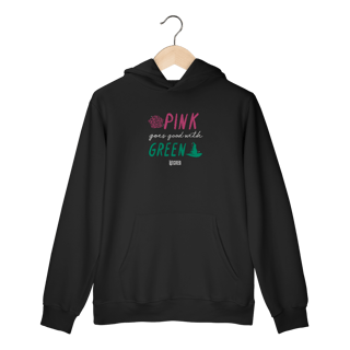 Nome do produtoMoletom Canguru - Pink Goes Good With Green