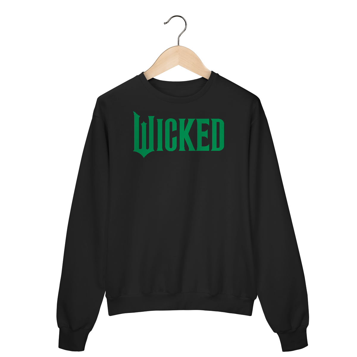 Nome do produto: Moletom Fechado - Wicked Movie (Green)