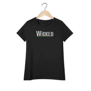 Nome do produtoCamiseta Feminina (Algodão Peruano) - Wicked The Musical