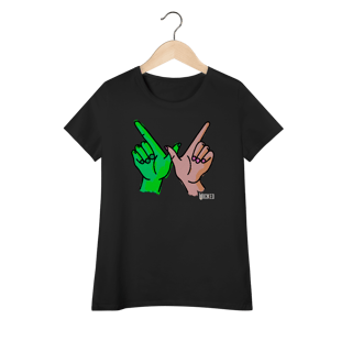 Nome do produtoCamiseta Feminina (Algodão Peruano) - Wicked W Hands