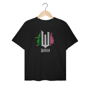 Nome do produtoCamiseta Plus Size - Wicked Movie (Pink And Green)