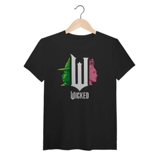 Nome do produtoCamiseta (Algodão Peruano) - Wicked Movie (Pink And Green)
