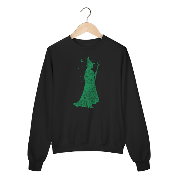 Moletom Fechado - Wicked (Elphaba)