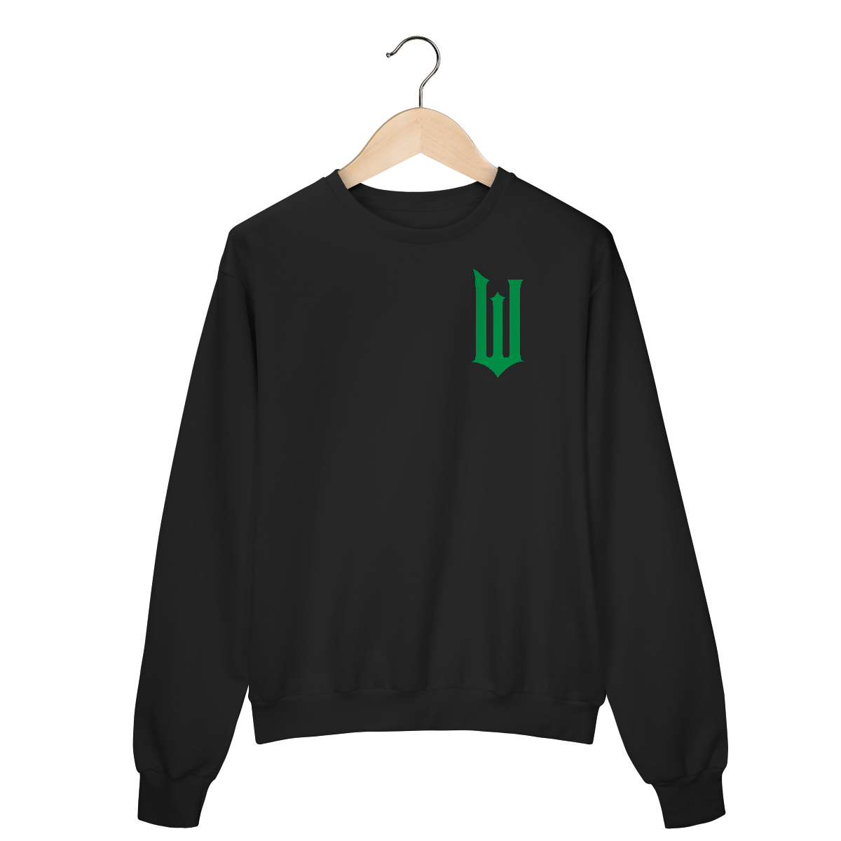 Nome do produto: Moletom Fechado - Wicked (Elphaba) - Frente e Costas