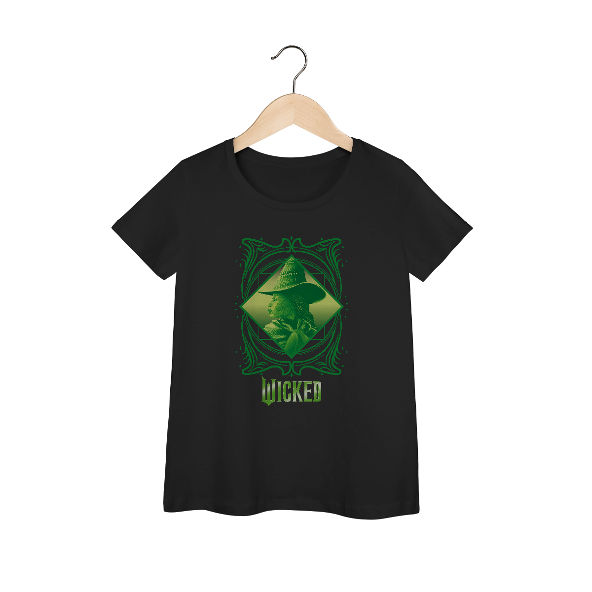 Nome do produto: Camiseta Feminina - Elphaba