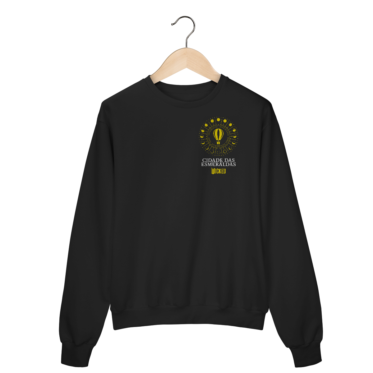 Nome do produto: Moletom Fechado - Cidade das Esmeraldas (Frente e Costas)