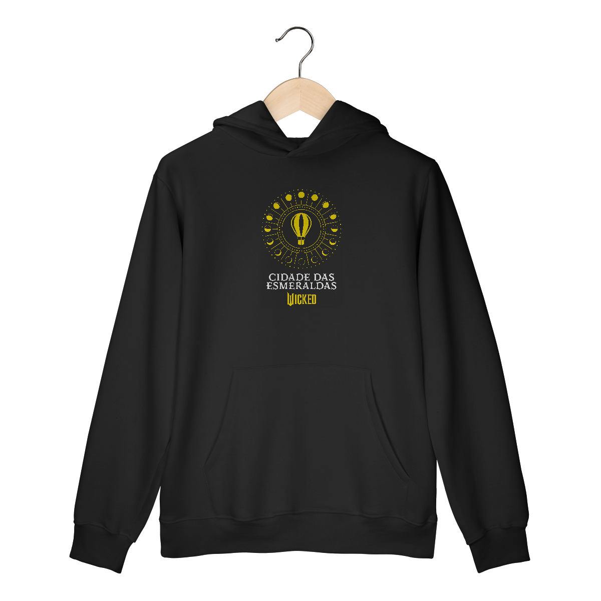 Nome do produto: Moletom Canguru - Cidade das Esmeraldas (Frente e Costas)