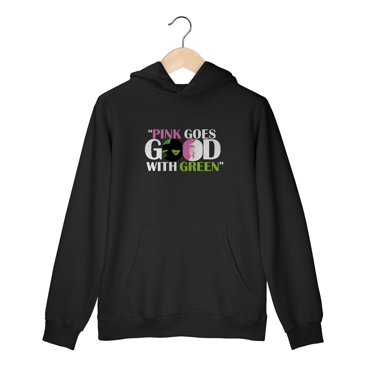 Nome do produto: Moletom Canguru - Pink Goes Good With Green