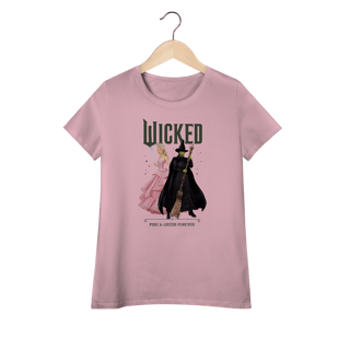 Nome do produtoCamiseta Feminina (Algodão Peruano) - Wicked: Pink And Green Forever