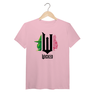 Nome do produtoCamiseta (Algodão Peruano) - Wicked Movie (Pink And Green)