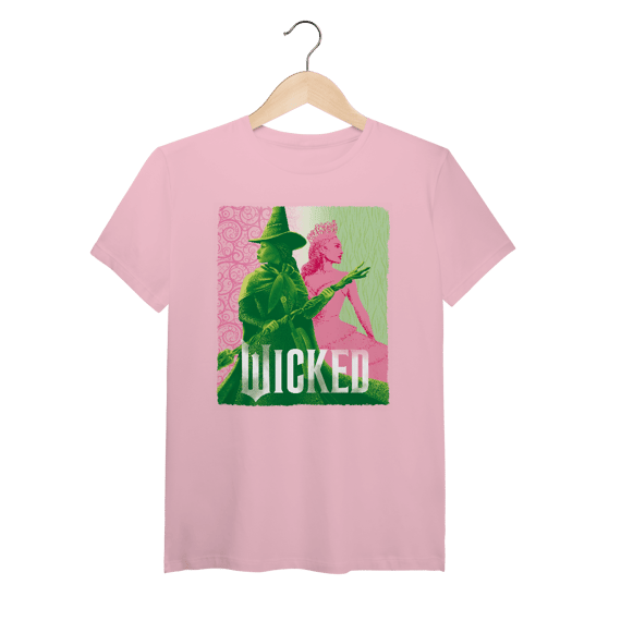 Camiseta (Algodão Peruano) - Elphaba & Glinda