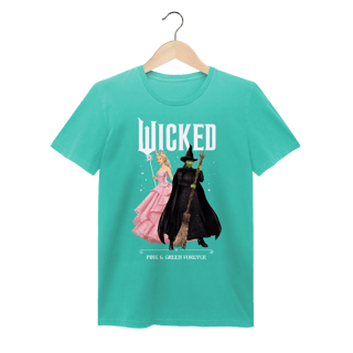 Camiseta Feminina Estonada - Wicked: Pink And Green Forever