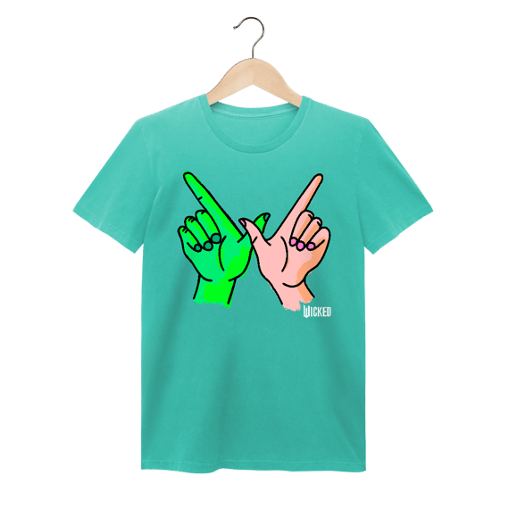 Camiseta Feminina Estonada - Wicked W Hands