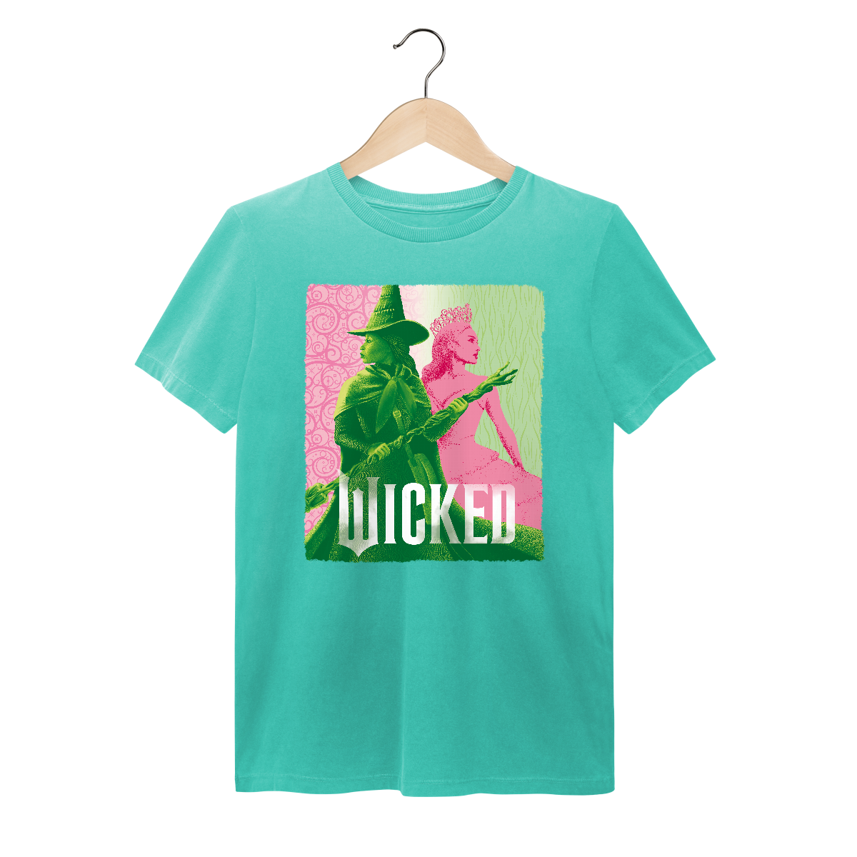 Nome do produto: Camiseta Estonada - Elphaba & Glinda