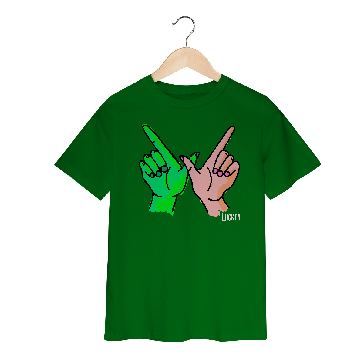 Nome do produto: Camiseta Infantil - Wicked W Hands