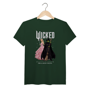 Nome do produtoCamiseta (Algodão Peruano) - Wicked: Pink And Green Forever